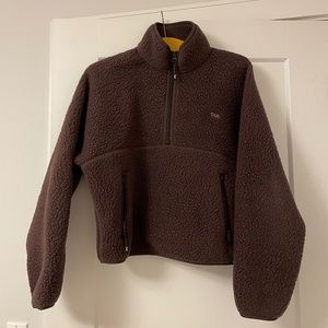 TNA Polar Fleece Quater Zip Sweater